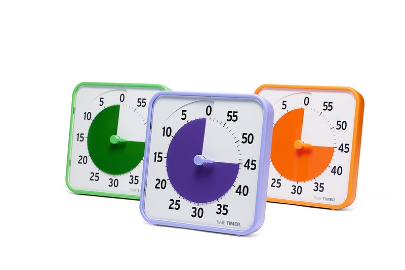 Buntes Time Timer Medium Klassen-Set bei ARIADNE