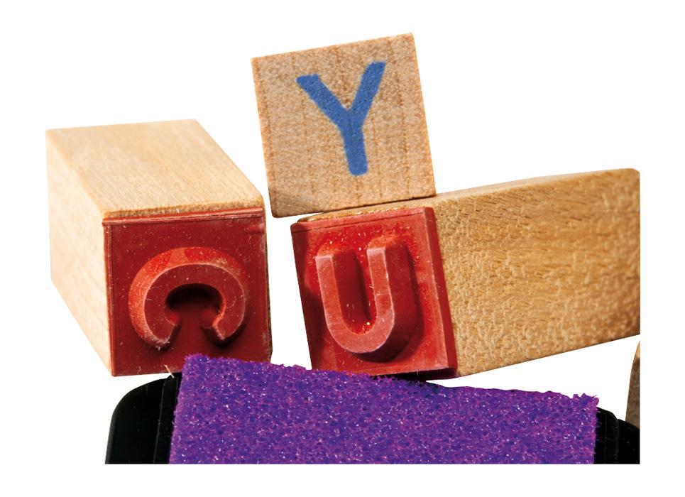 Stampolix - Das Holzstempel-Alphabet