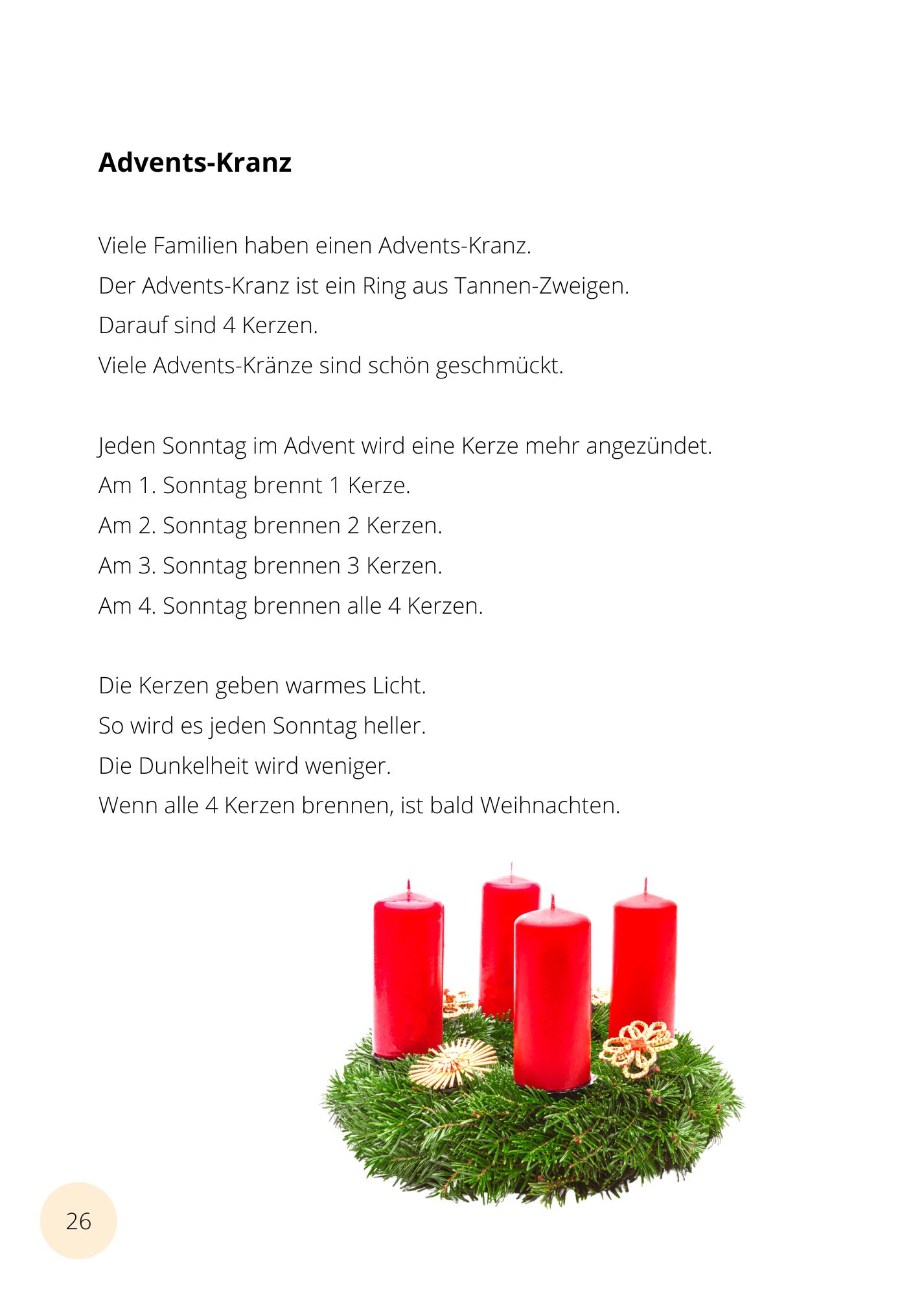 Weihnachten in Leichter Sprache bei ARIADNE