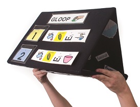 Tabulong - Die große klettbare  Stand-Tafel