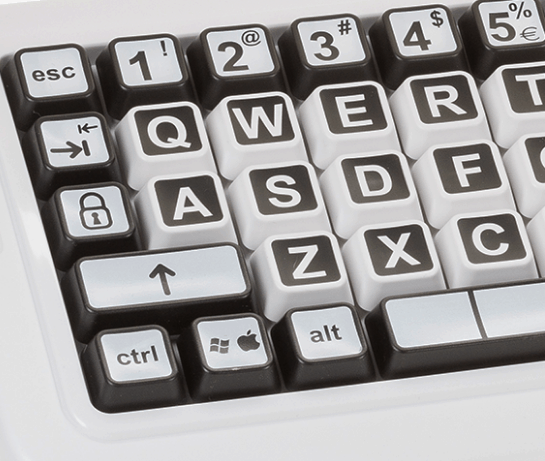 Clevy Kontrast-Tastatur bei ARIADNE