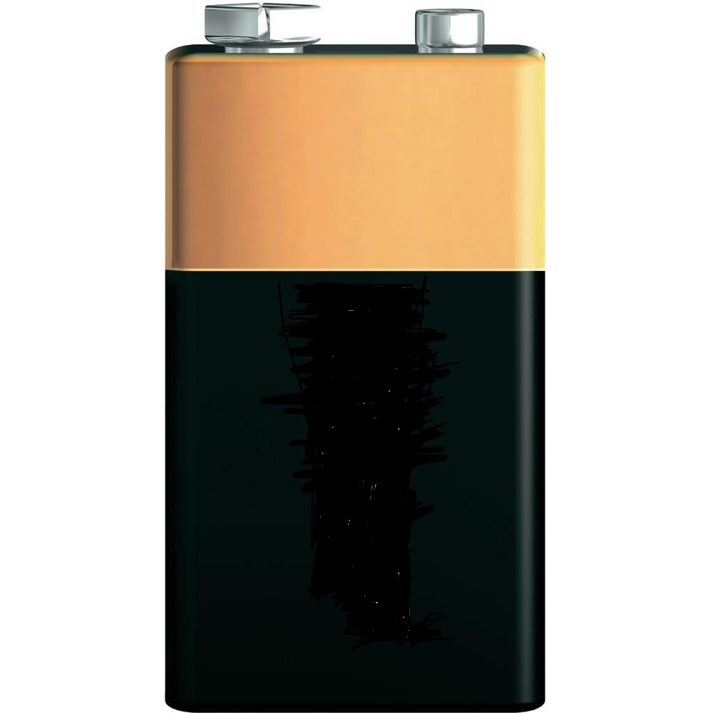 9 Volt-Block Batterie