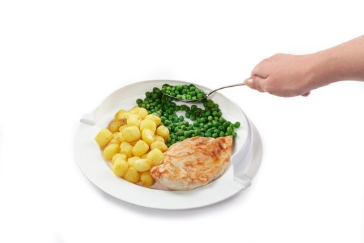 Tellerranderhöhung weiß