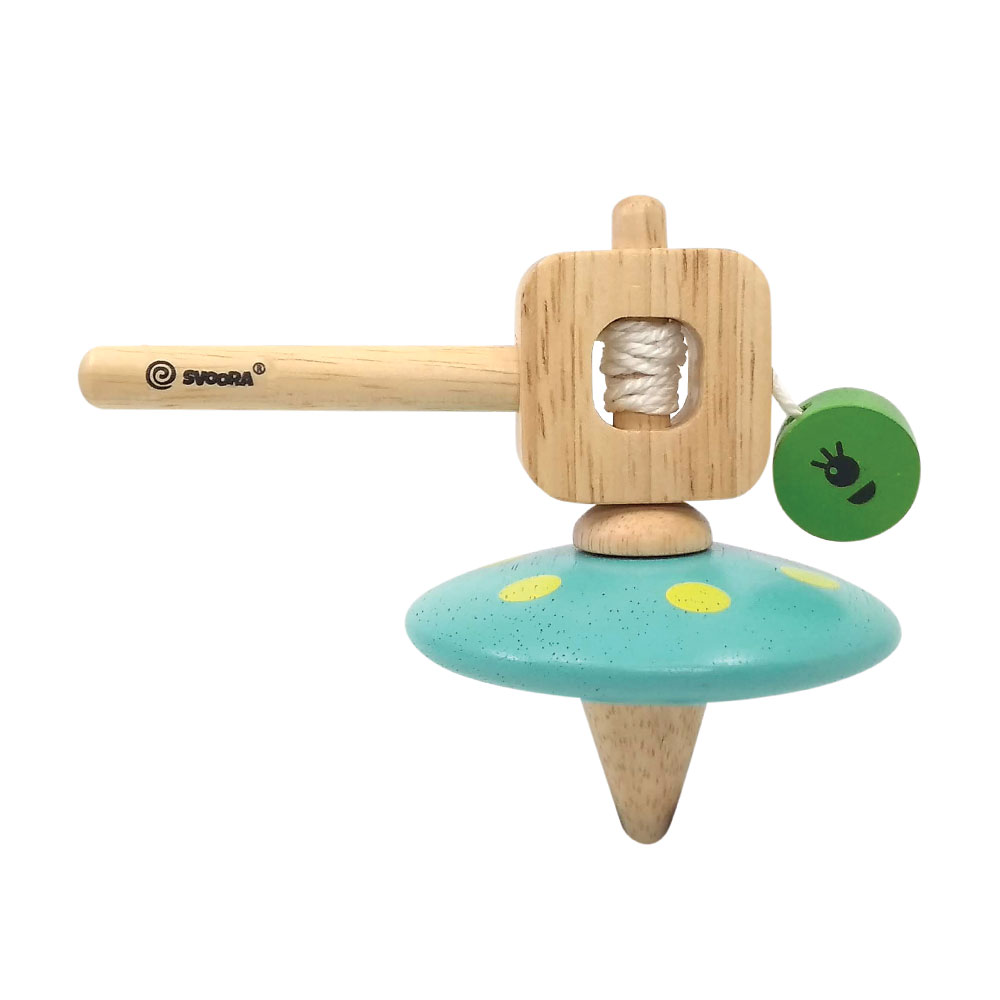 Schnur-Holzkreisel Ufo bei ARIADNE