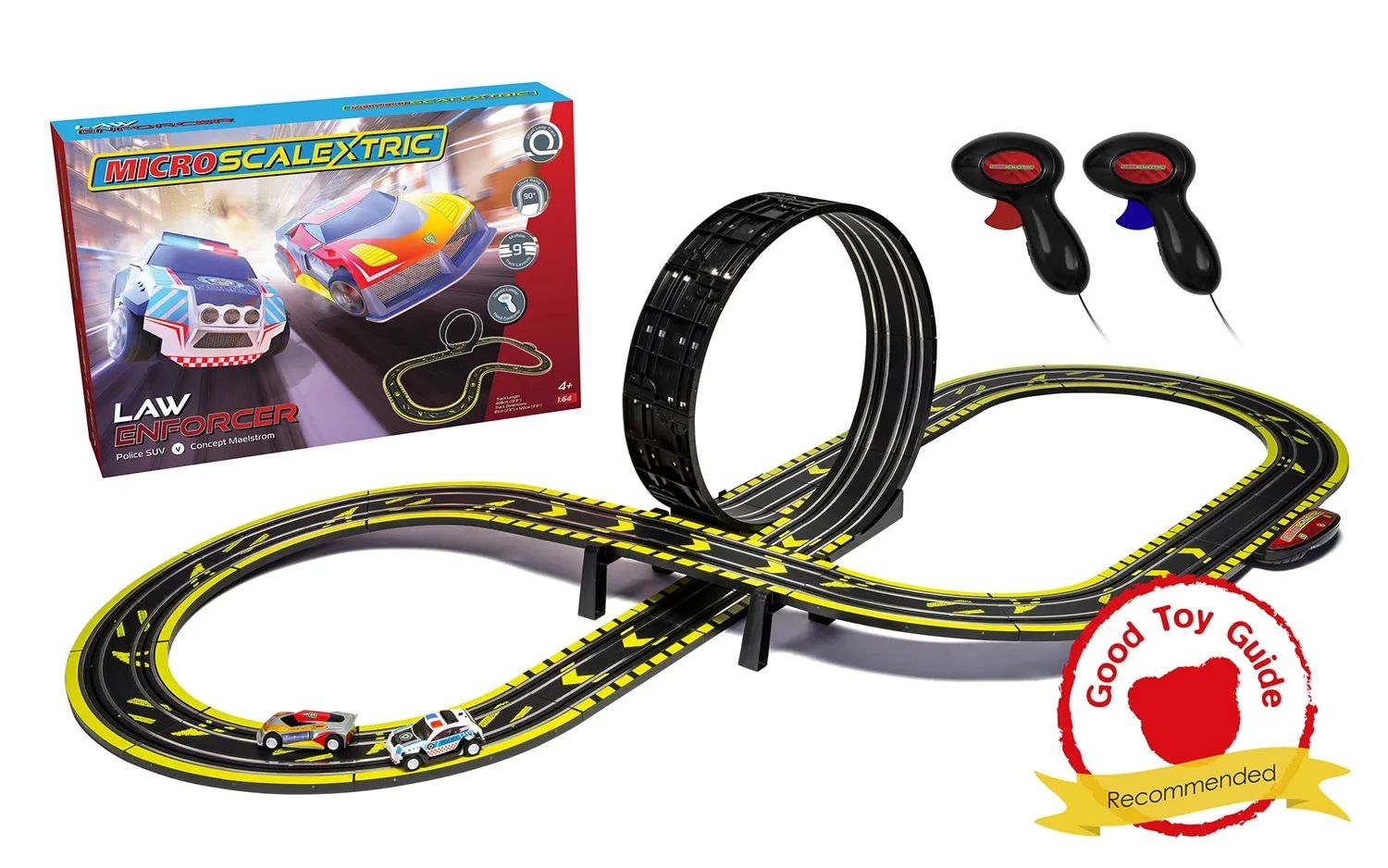 Große Scalextric Autorennbahn - adaptiert bei ARIADNE