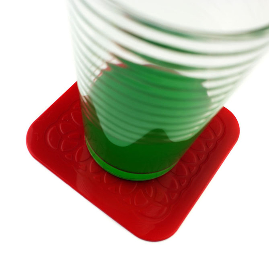 Kleiner Vierer - Antirutsch-Untersetzer 9 cm - 4-er Set