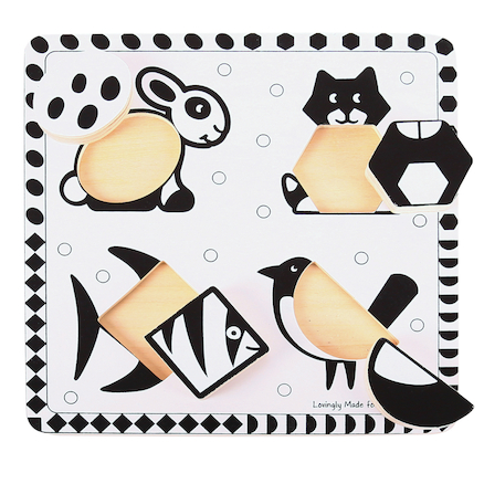 Duo-Star Schwarzweiß-Puzzle-Set