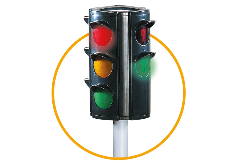 Große Verkehrsampel­­