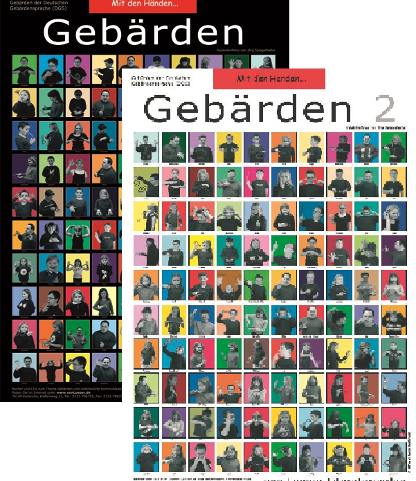 Gebärdenposter A2