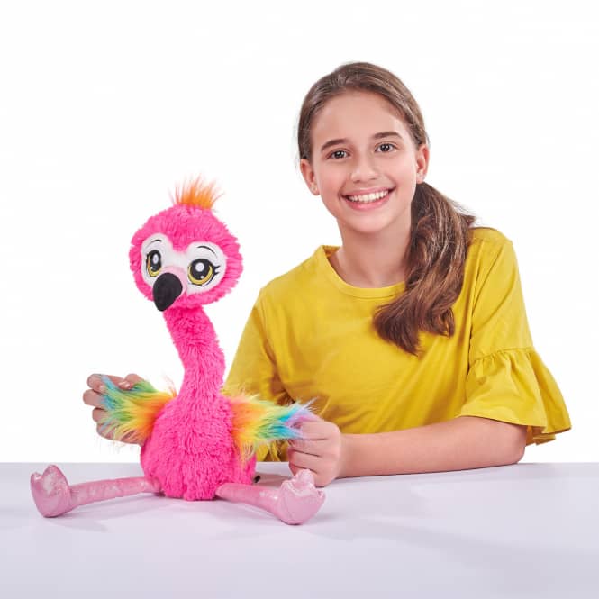 Frankie, der lustige adaptierte Flamingo bei ARIADNE