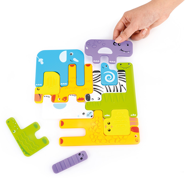 Bunte Tierwelt - Sensorik-Puzzle bei ARIADNE
