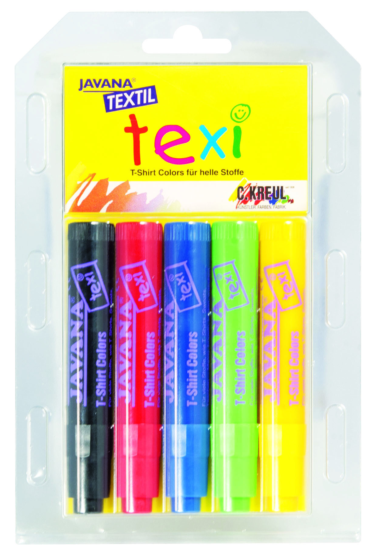 Texi Stoffmalstifte 5er für kleine Hände