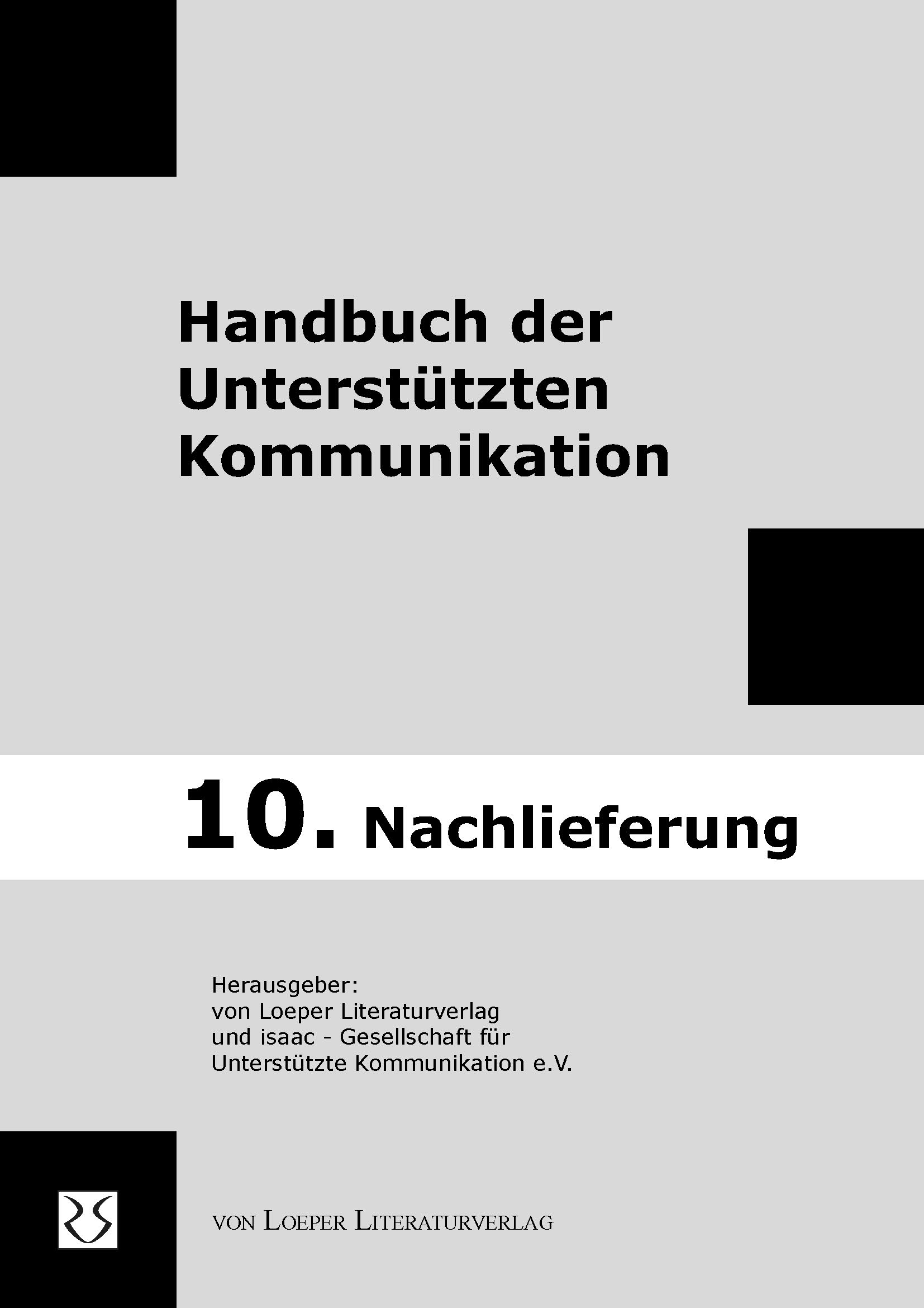 10. Nachlieferung zum HdUK