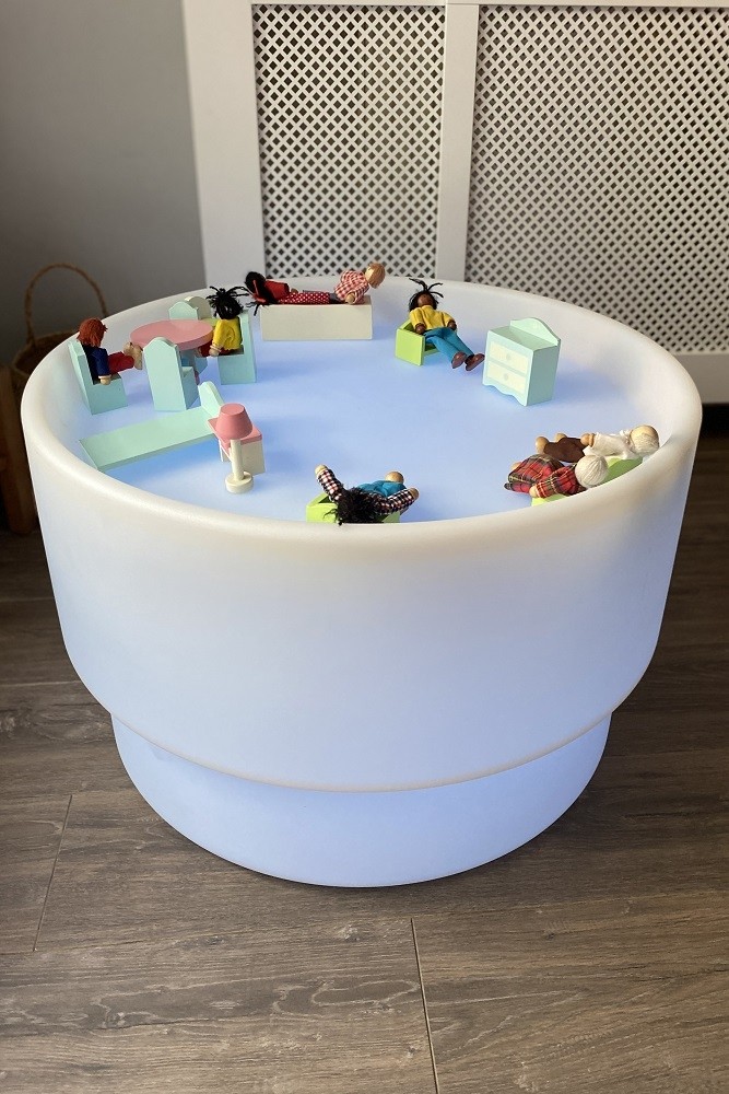 Sensorischer Entdecker-Tisch bei ARIADNE