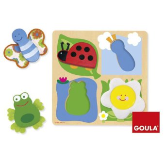 Garten Holzpuzzle