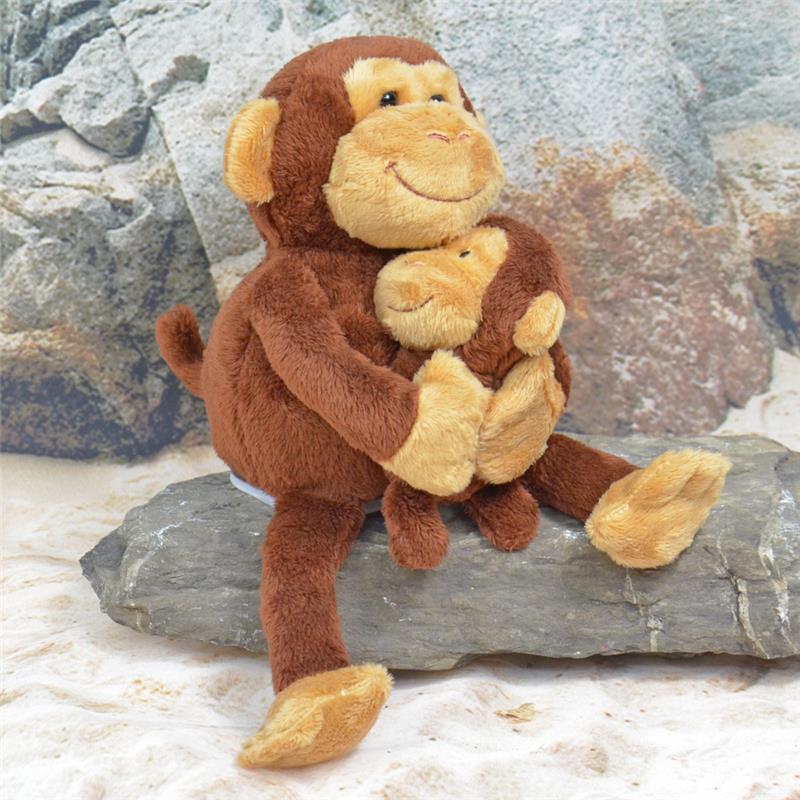 Nachsprech-Mama-Affe mit Baby