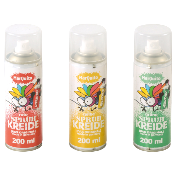 Kreidespray groß 3er Set