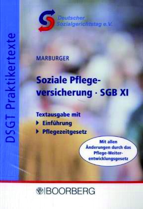 Marburger: Soziale Pflegeversicherung – SGB XI