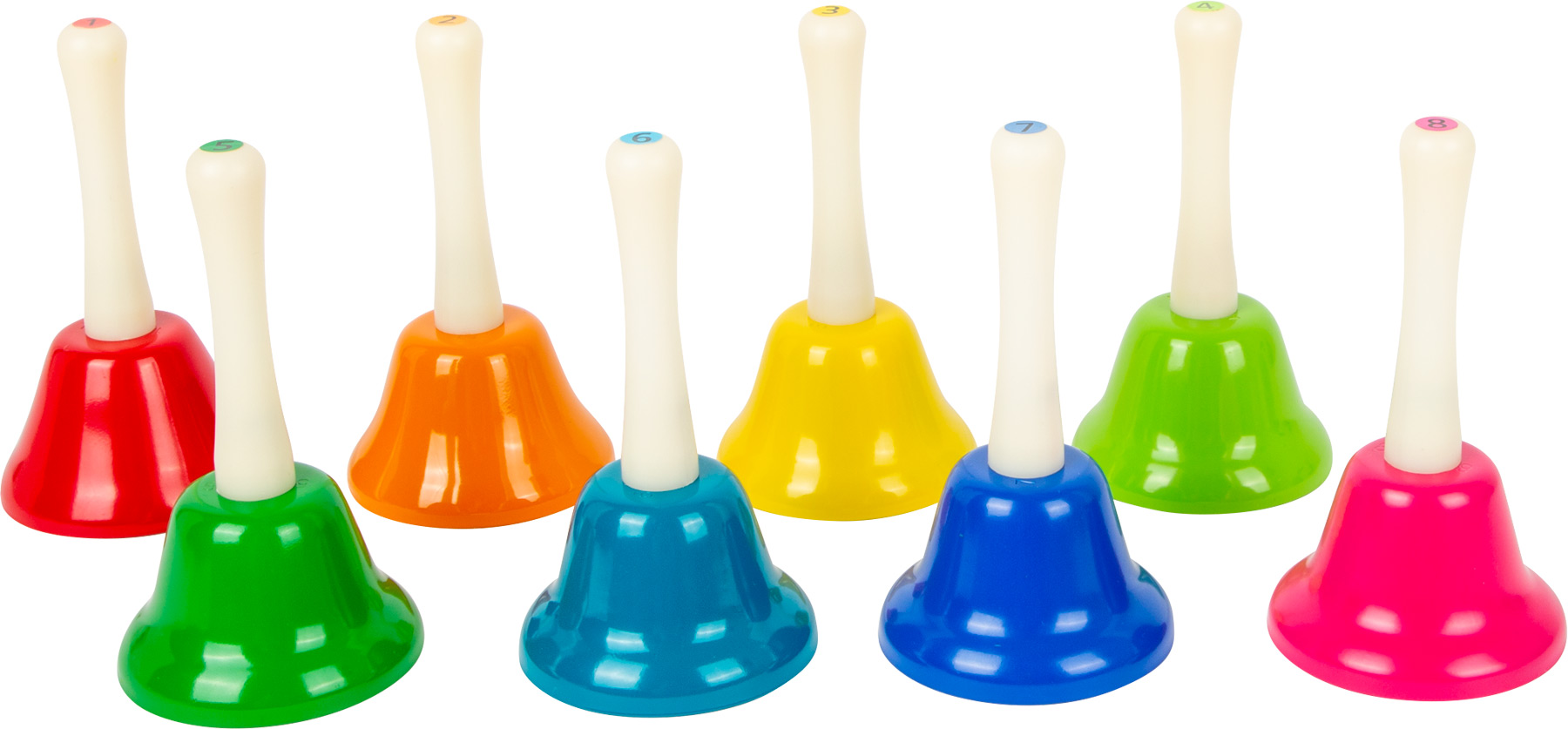 Acht Handglocken - Spiel-Set bei ARIADNE