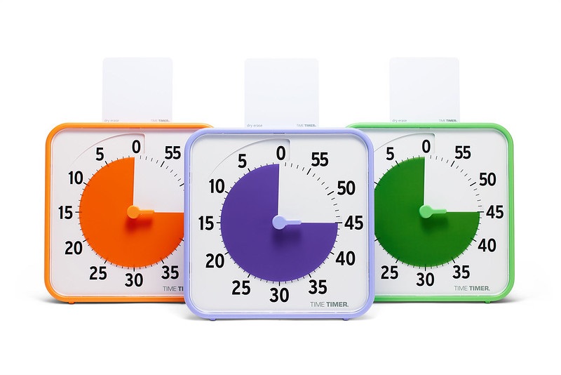 Buntes Time Timer Medium Klassen-Set bei ARIADNE
