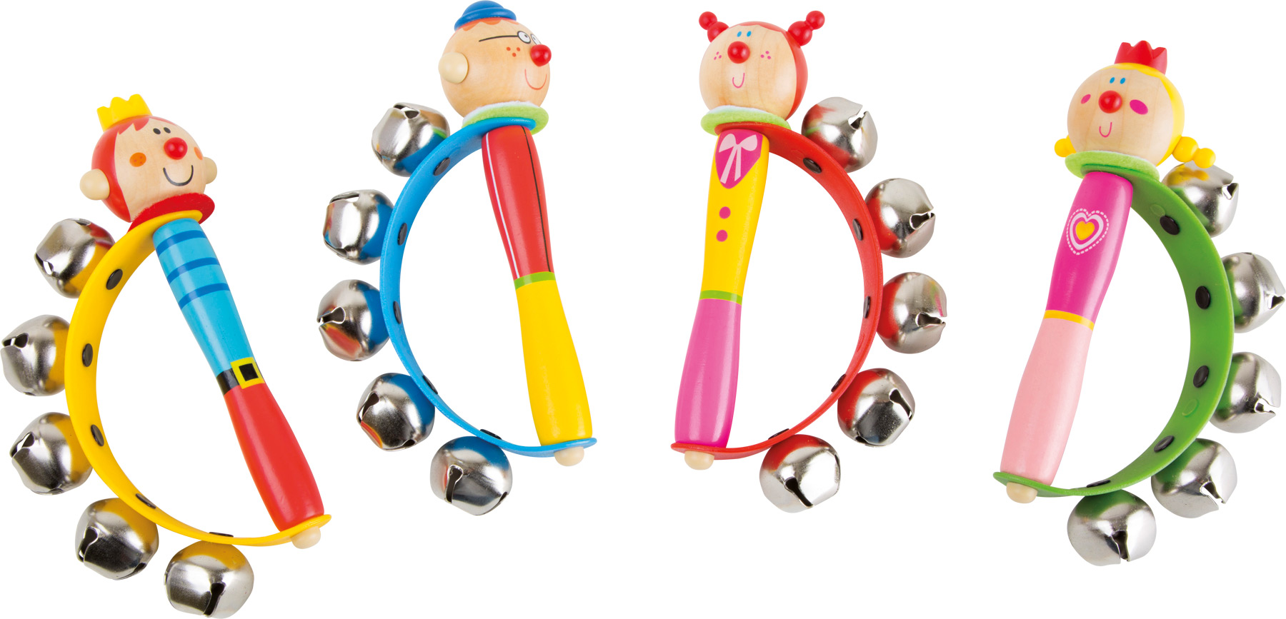 Buntes Schellenkranz-Duo