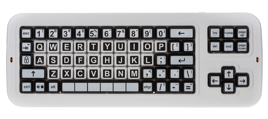 Clevy Kontrast-Tastatur bei ARIADNE