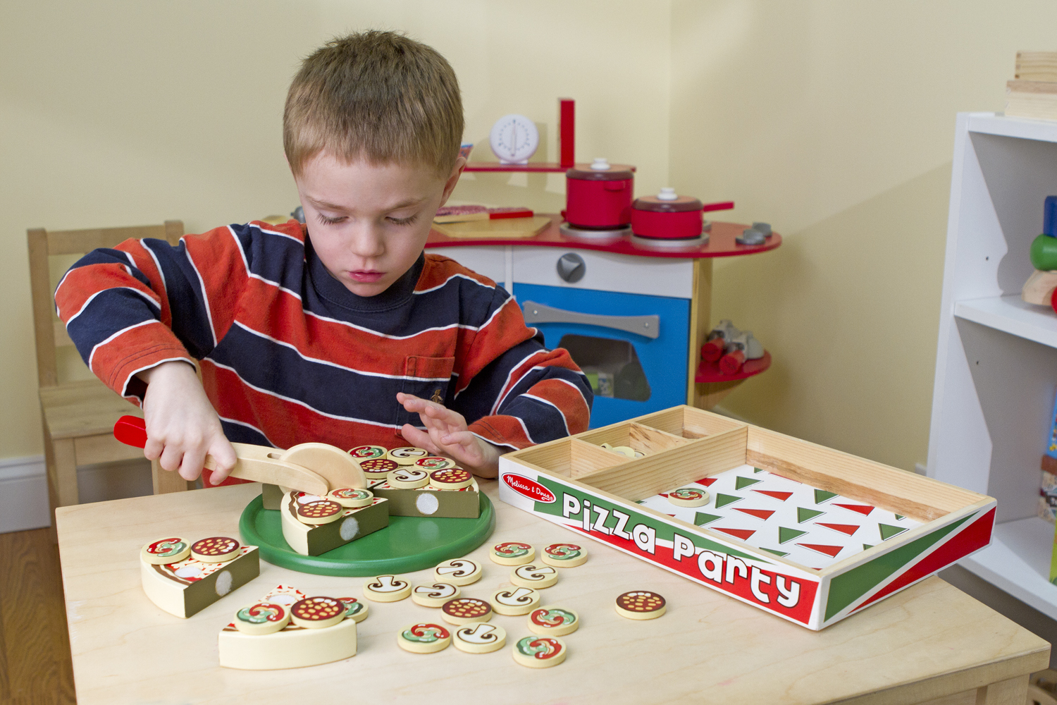 Mamma Mia! Pizza-Set Holz
