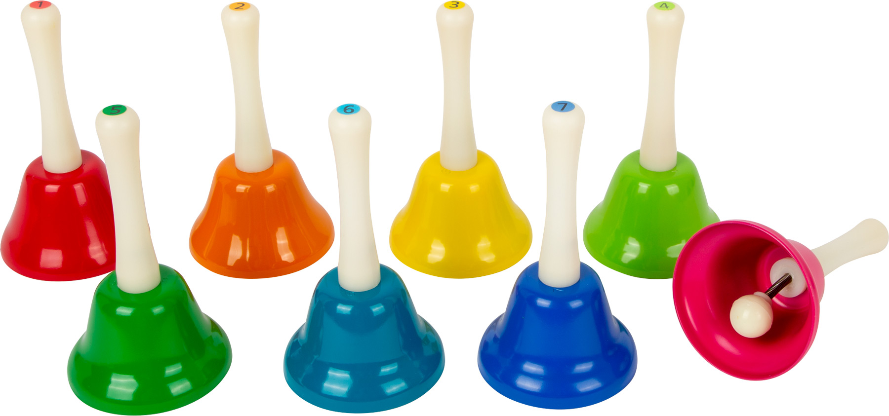 Acht Handglocken - Spiel-Set bei ARIADNE