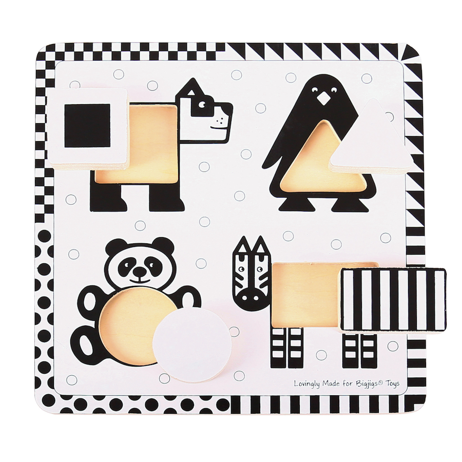 Duo-Star Schwarzweiß-Puzzle-Set