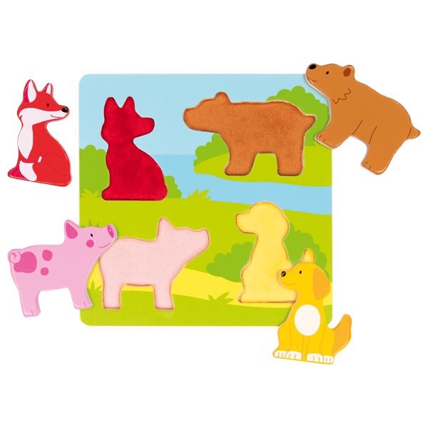 Aufstell- und Fühlpuzzle Tiere bei ARIADNE