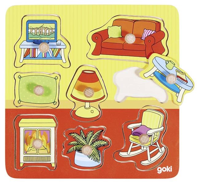 Steckpuzzle Wohnzimmer