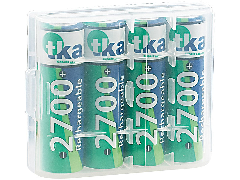 Aufladbare Akku-Batterie AA 4er-Set