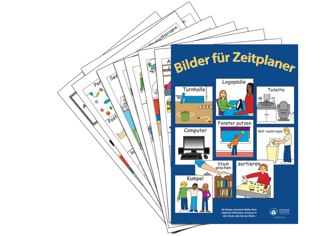 PECS Zeitplaner-Bilderset