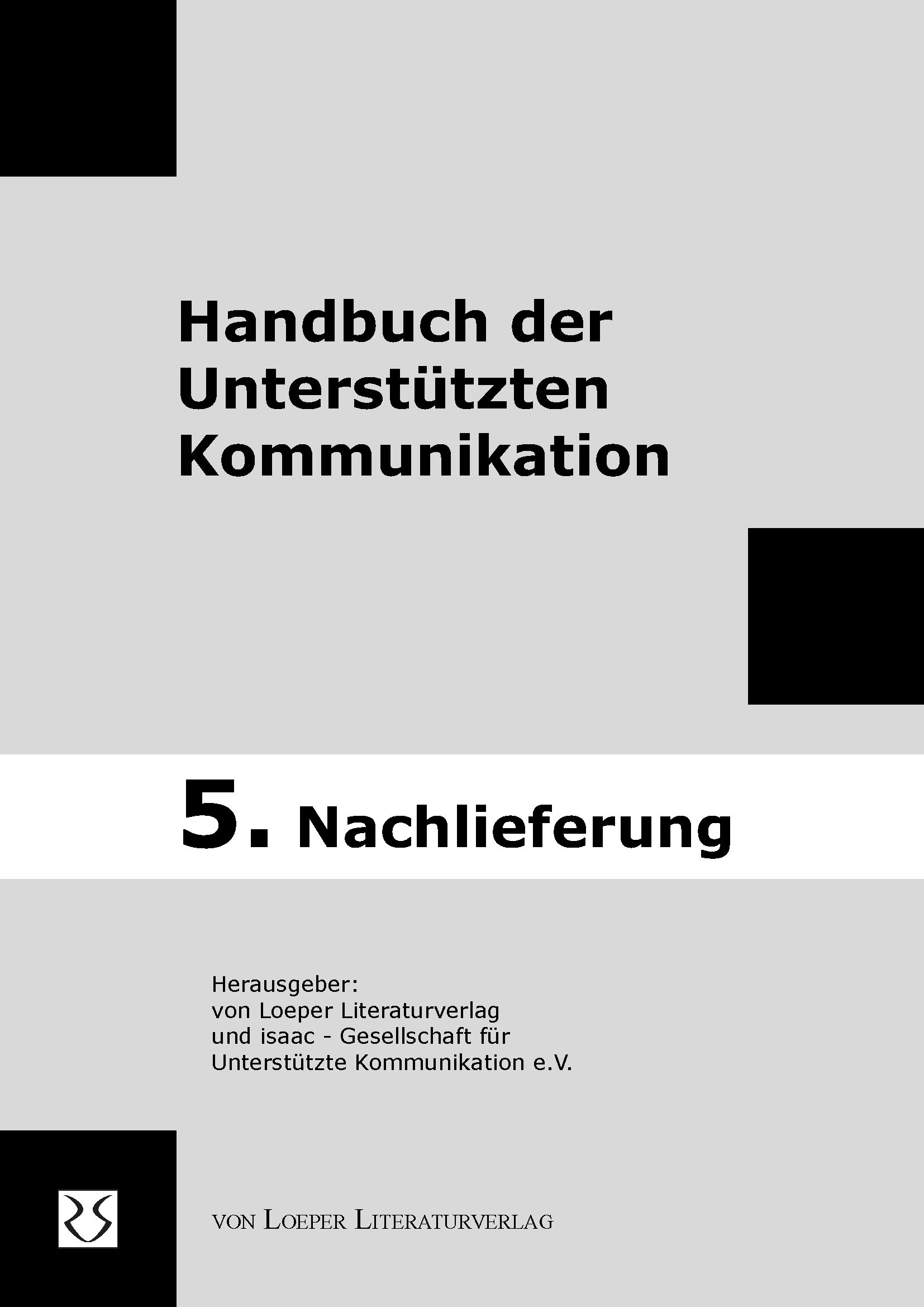 5. Nachlieferung zum HdUK