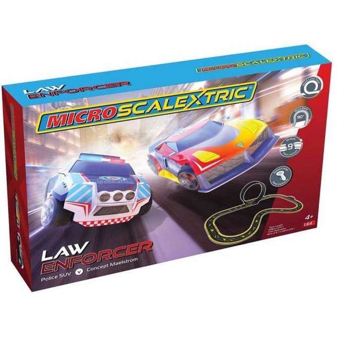 Große Scalextric Autorennbahn - adaptiert bei ARIADNE